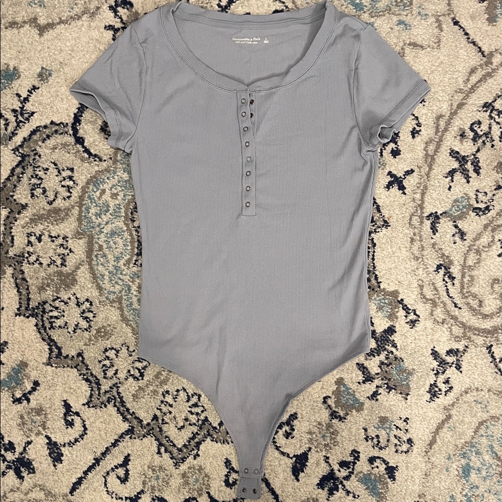 Blue Abercrombie Bodysuit